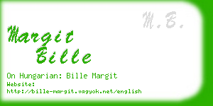 margit bille business card
